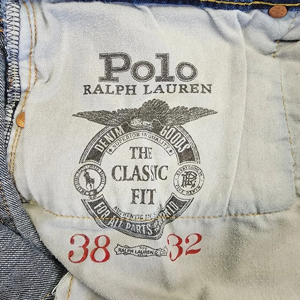 Polo‎ Ralph Lauren Jeans Mens 38x30 The Classic Fit Blue Denim Straight
